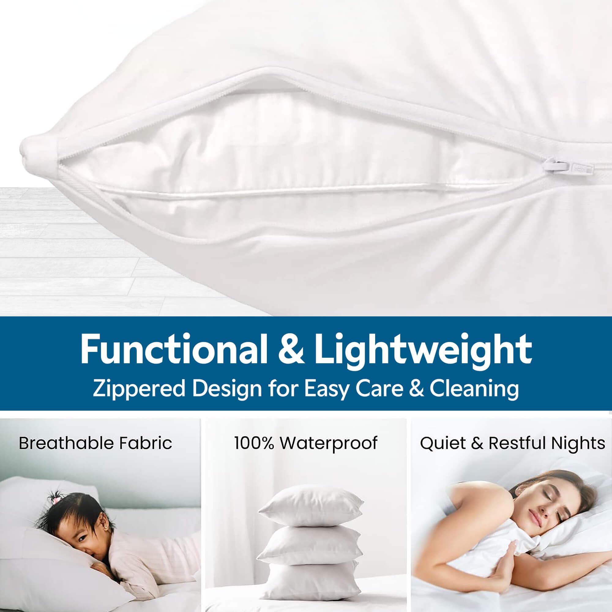Guardmax protector next to ruler showing 20x36 king size fit for accurate sizing