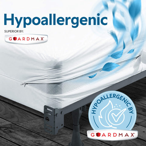 Guardmax care label for easy machine-wash maintenance guidance