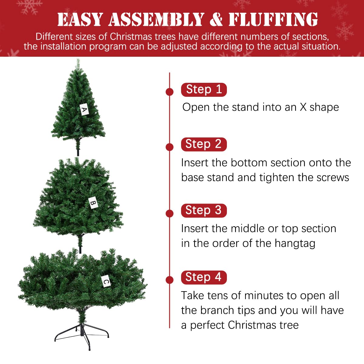 guccde tree beside chair showing compact four-foot scale advantage