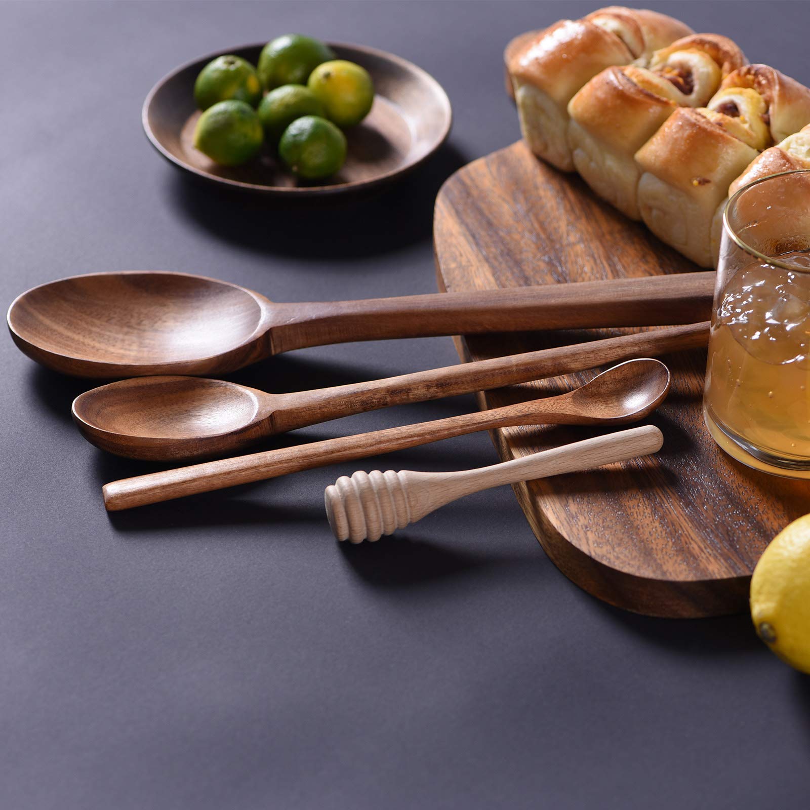 Gudamaye honey spoon collecting honey showing neat pouring and easy serving