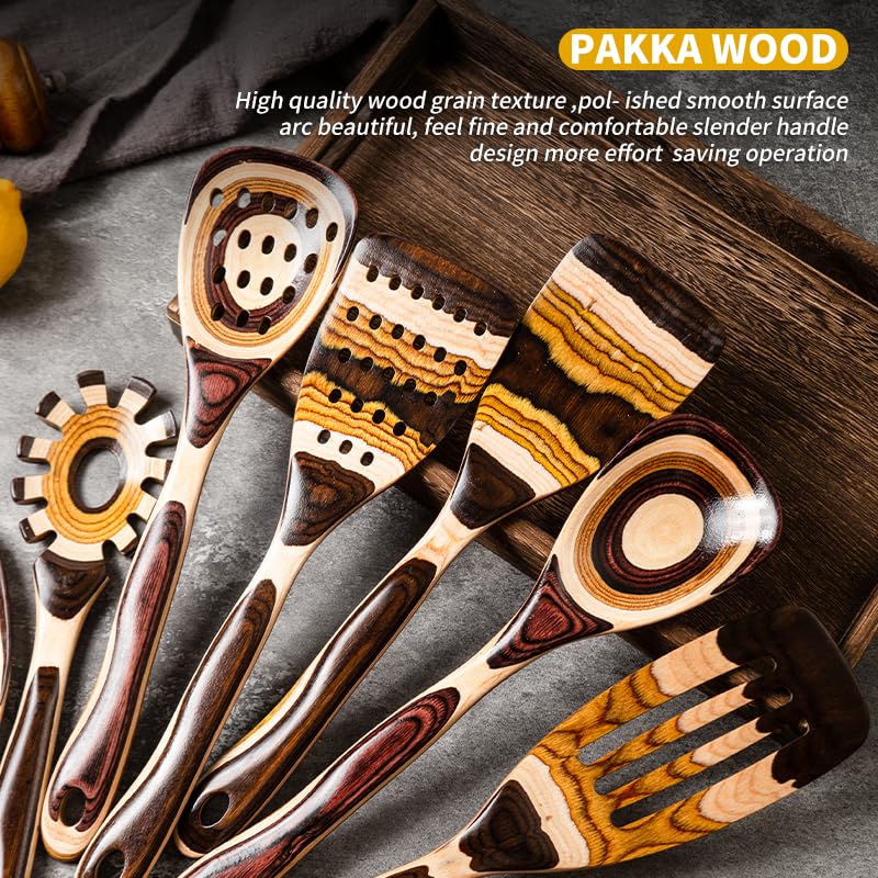Gudamaye utensils in skillet demonstrating safe cookware protection