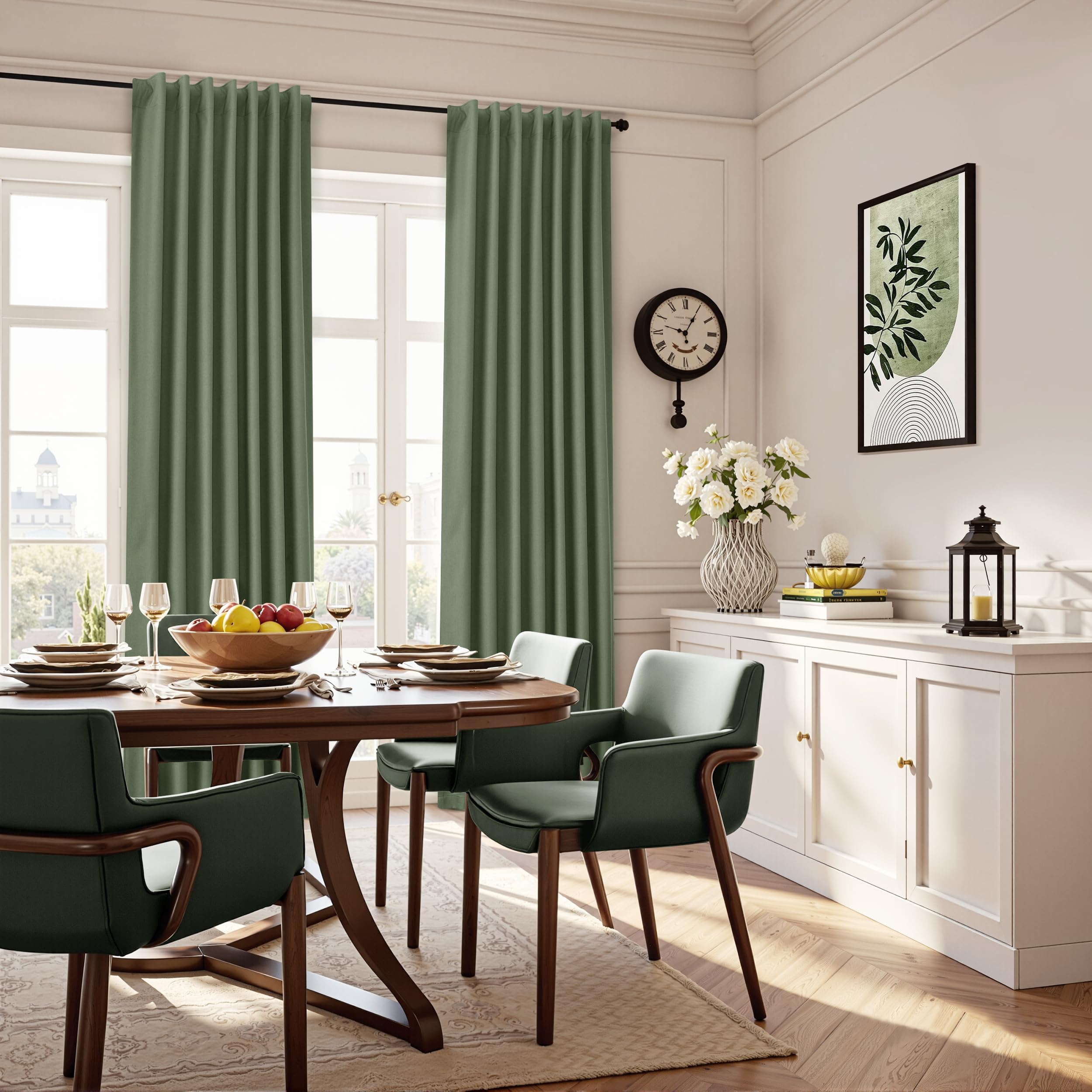 Guken pleat hooks and top hem detail enabling neat pleats and easy installation