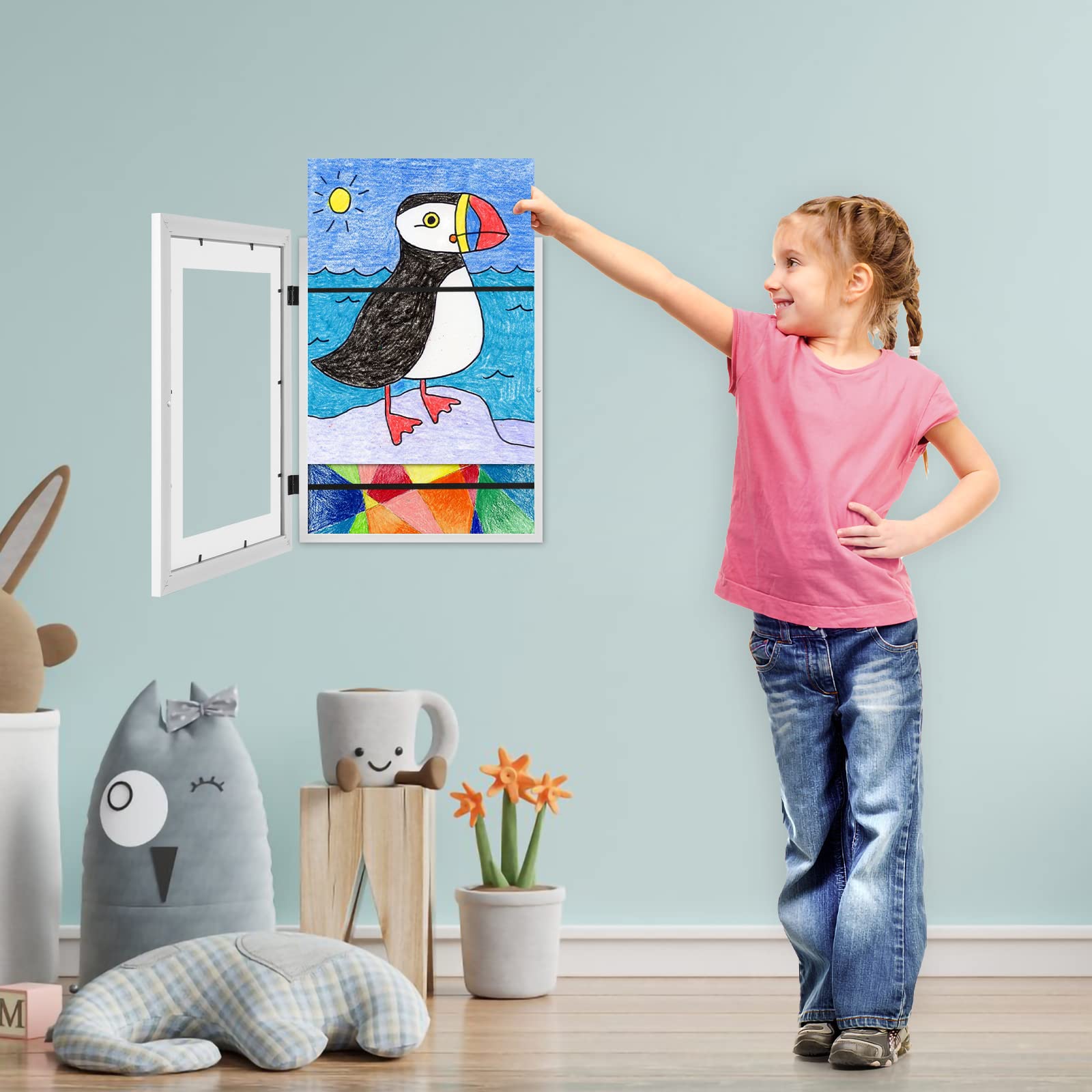 GULETHUN clear glass and slim frame edge for vibrant, protected display