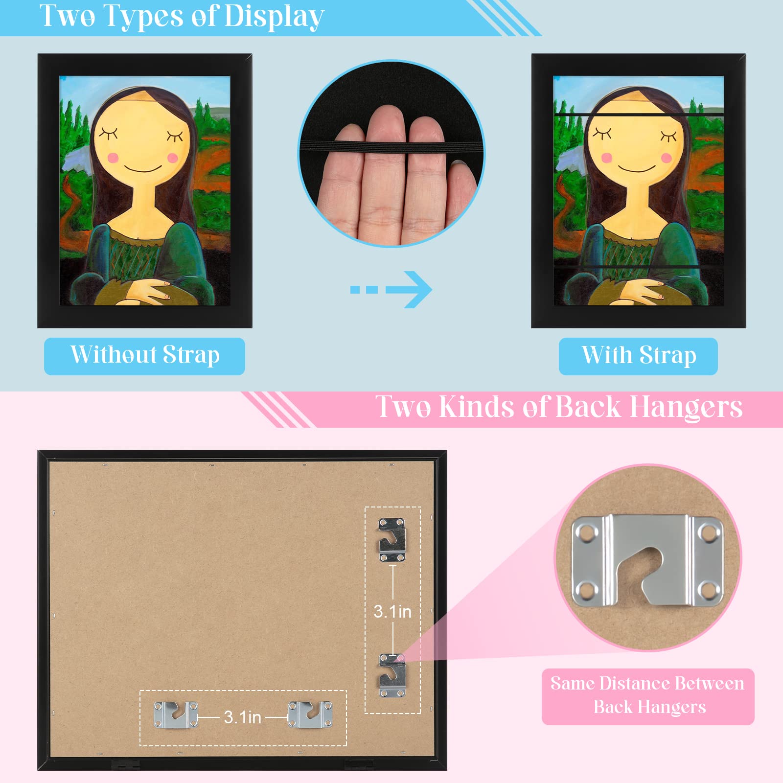 GULETHUN open front loading action demonstrating fast artwork swaps benefit