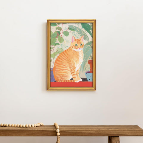 GULETHUN framed art in a living room to demonstrate décor compatibility