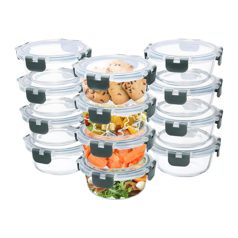 GULFLIN front view of 12-pack glass containers showing neat packaging and set completeness