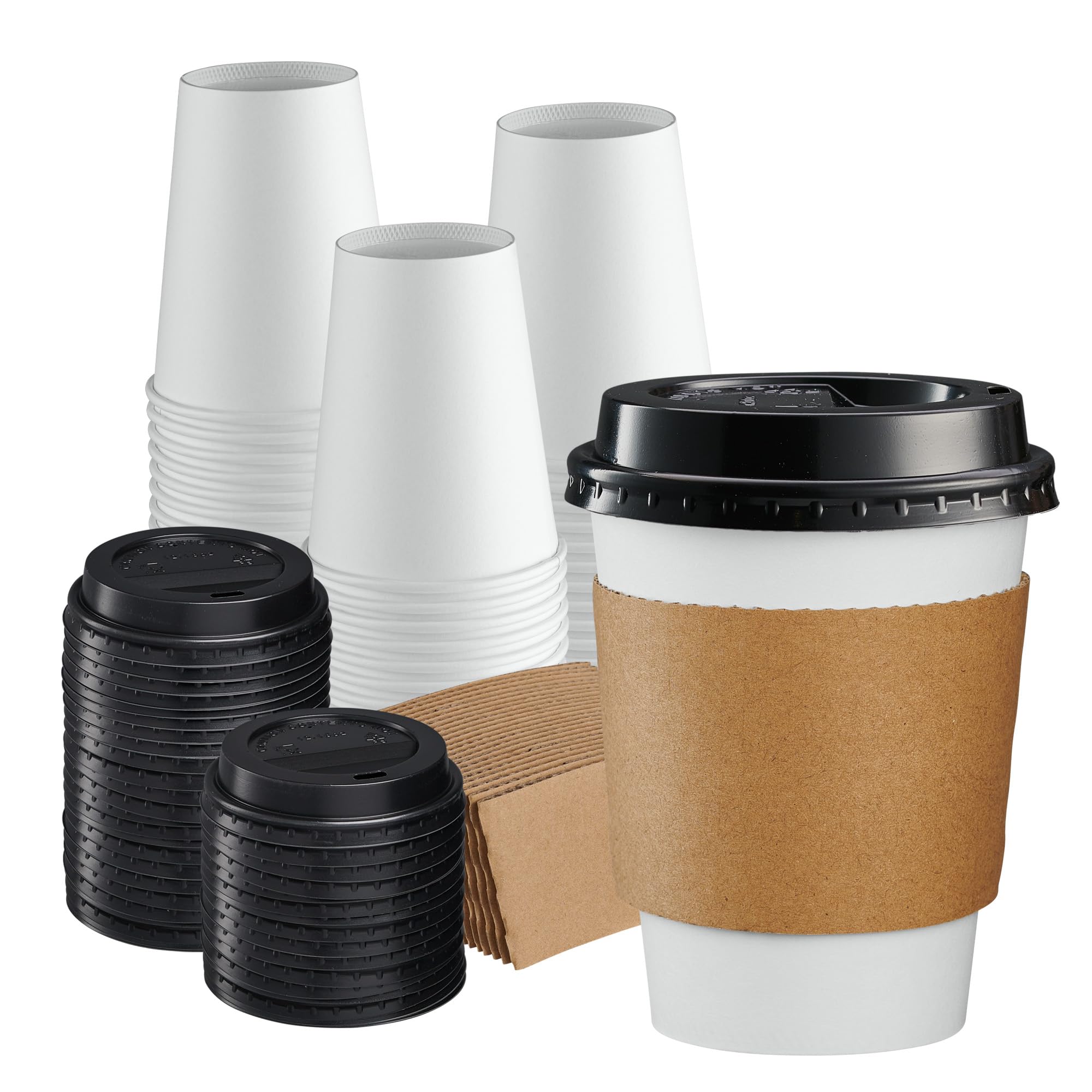 GUSTO front packaging showing 100 cup sets and brand, convenient bulk supply