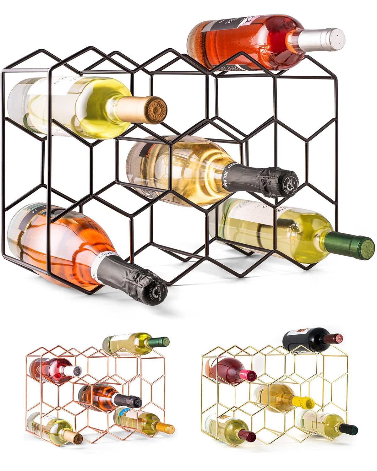 gusto nostro front view showing 14-bottle capacity and modern look