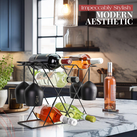 Gusto Nostro top shelf holding two oversized bottles highlighting extra-capacity benefit