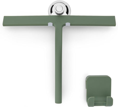 GÜTEWERK front view of 11-inch squeegee highlighting compact design and immediate utility
