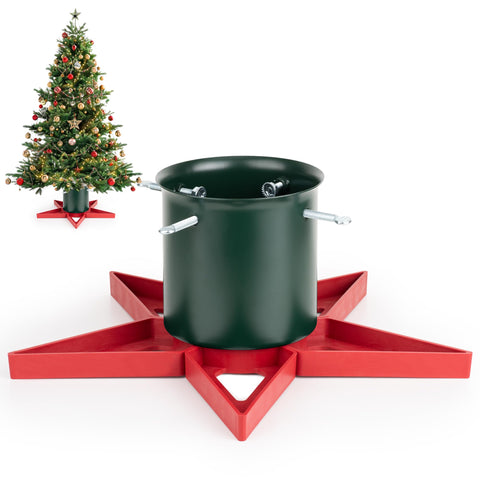 GuuG front view star-shaped stand shows stable base and festive colors
