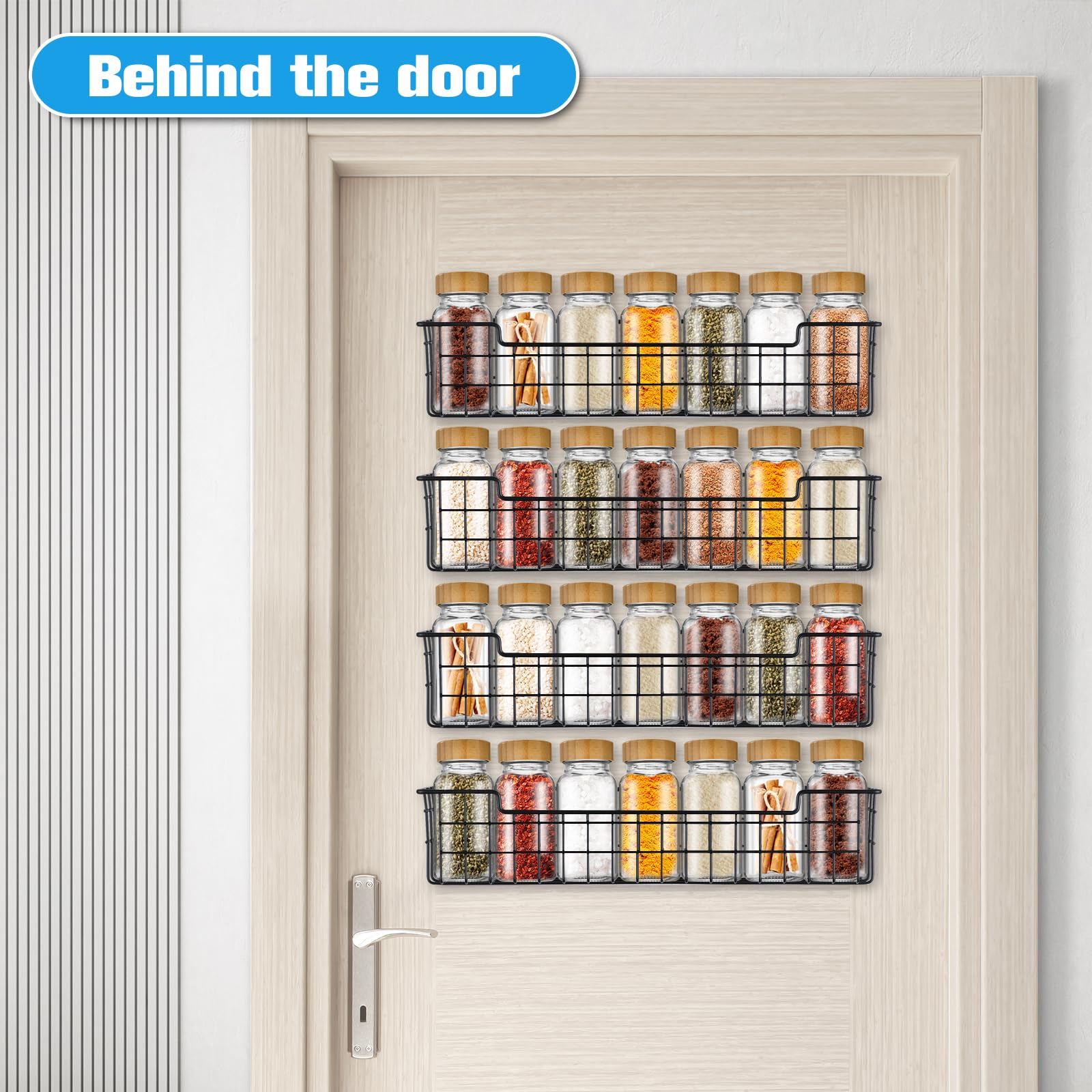 GUUKAR supporting taller bottles showing stable storage for oils and sauces