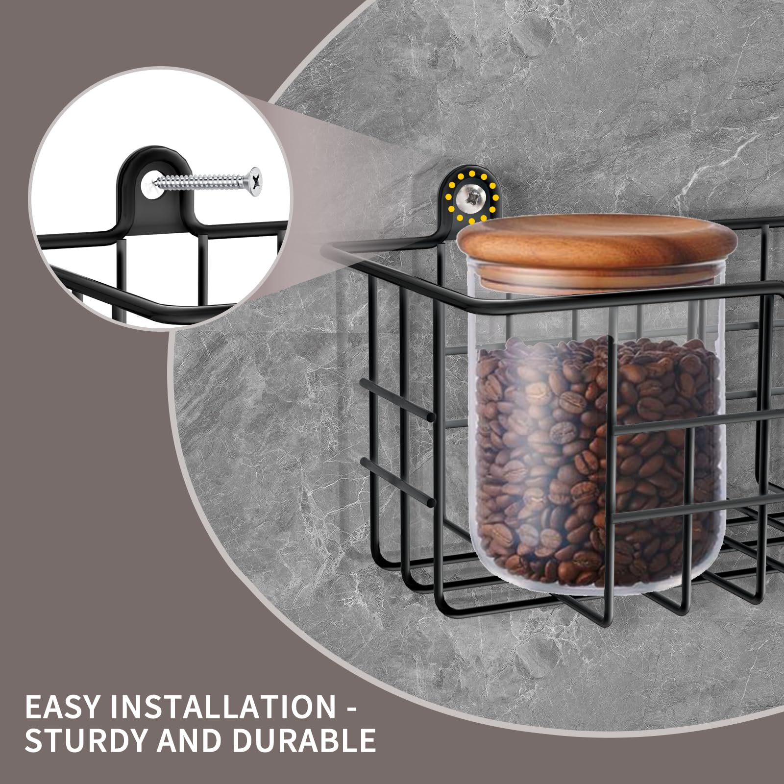GUUKAR mounted inside an RV to secure bottles and save compact-space storage