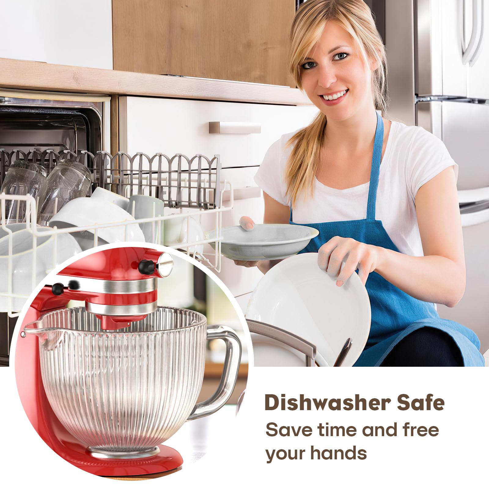 GVODE bowl installed in tilt‑head mixer for compatibility demonstration