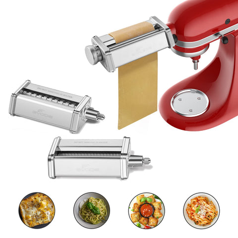 GVODE front view of 3-piece attachment set showing polished finish and components for durable use