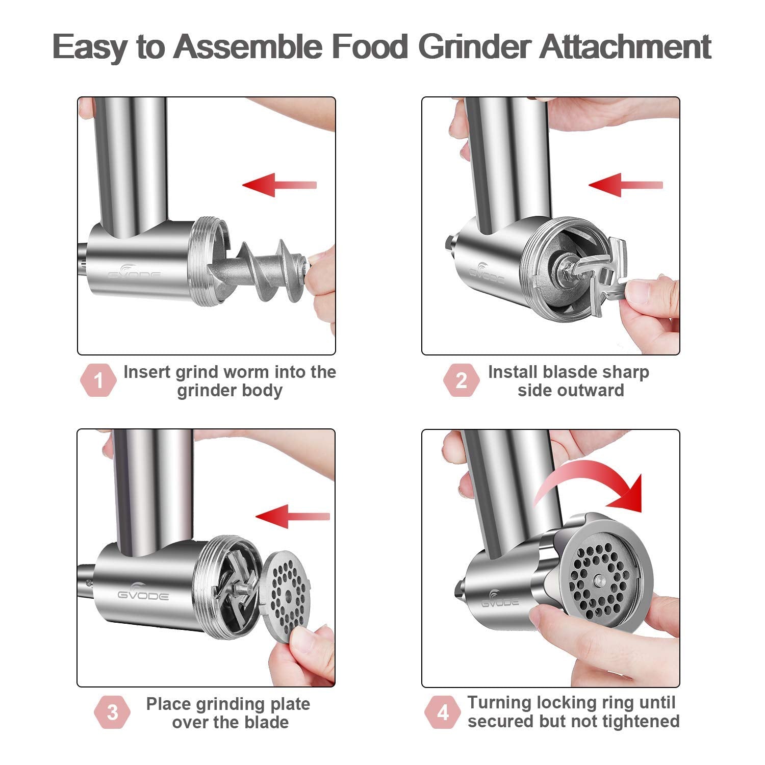 GVODE packaging with parts laid out for easy setup and warranty benefit