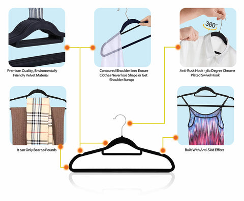 GVTECH hanger supporting heavy coat without sagging or bending
