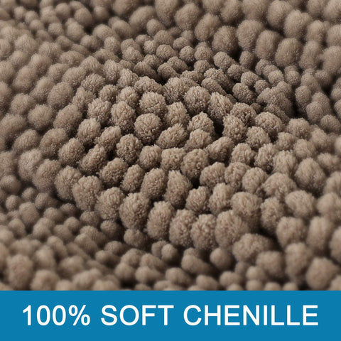 H.VERSAILTEX close-up of chenille texture highlights plush absorbent pile benefit