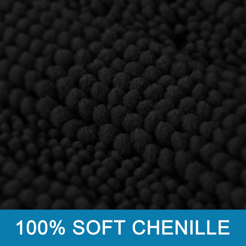 H.VERSAILTEX close-up of thick chenille fibers highlighting plush texture and absorbency