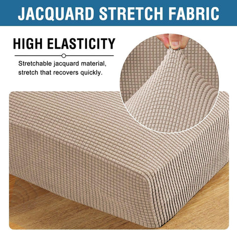 H.VERSAILTEX elastic loop detail ensuring non-slip secure placement under cushions