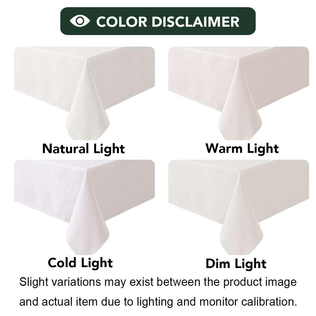 H.VERSAILTEX folded tablecloth for storage showing wrinkle resistance and compact packing