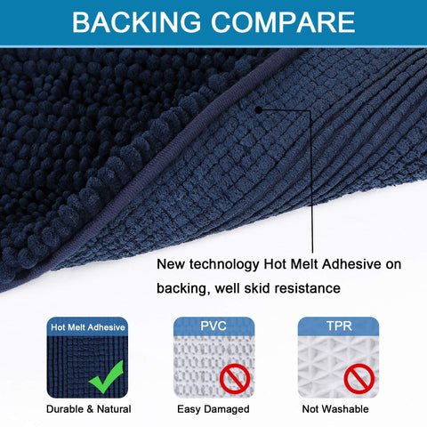 H.VERSAILTEX non-slip backing detail, shows secure grip and stable safety