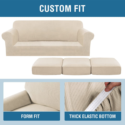 H.VERSAILTEX cover protecting sofa from pet scratches and stains