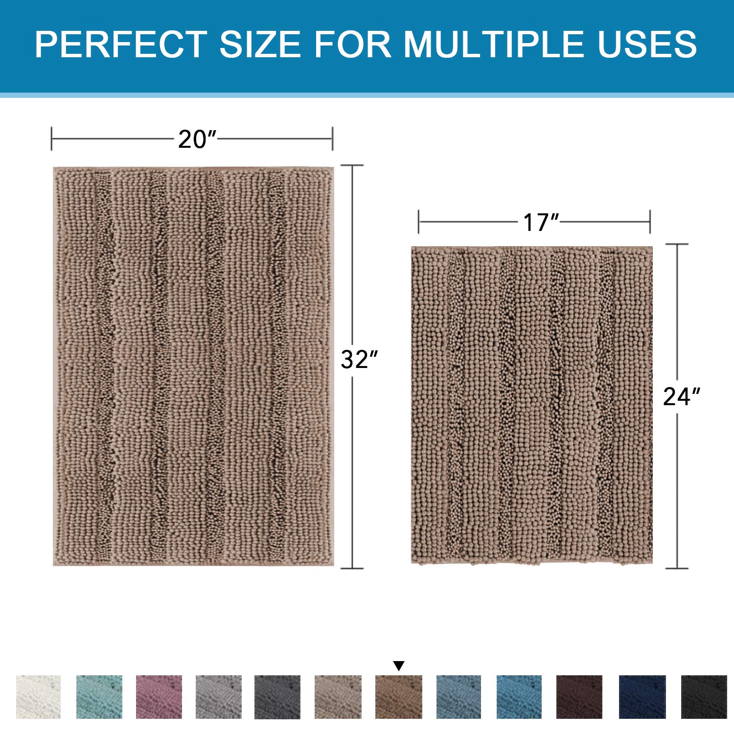 H.VERSAILTEX size comparison two-piece shows layout options and floor coverage