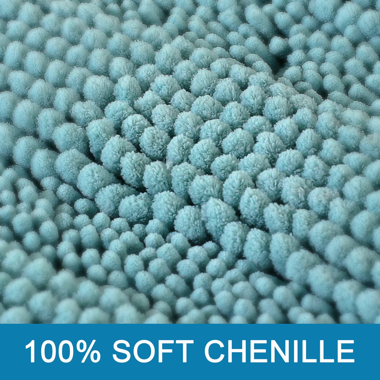 H.VERSAILTEX close-up of chenille texture highlighting softness and absorbency