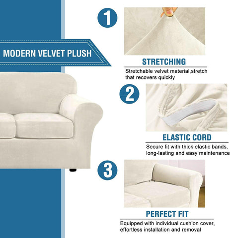 H.VERSAILTEX cushion cover detail highlighting neat fit and seam quality