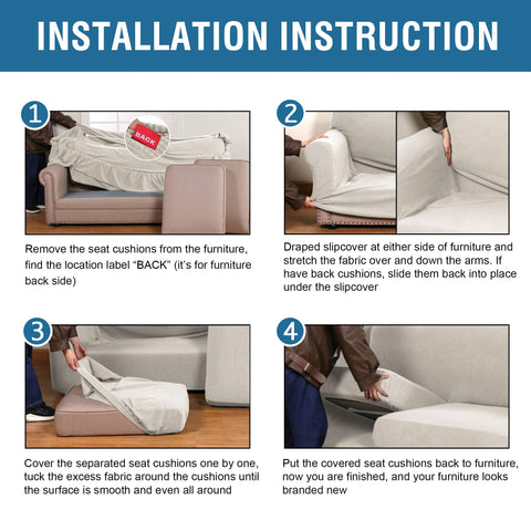 H.VERSAILTEX care label and wash-safe instructions for easy maintenance