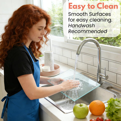 Hacaroa board in use chopping vegetables for effortless cleanup