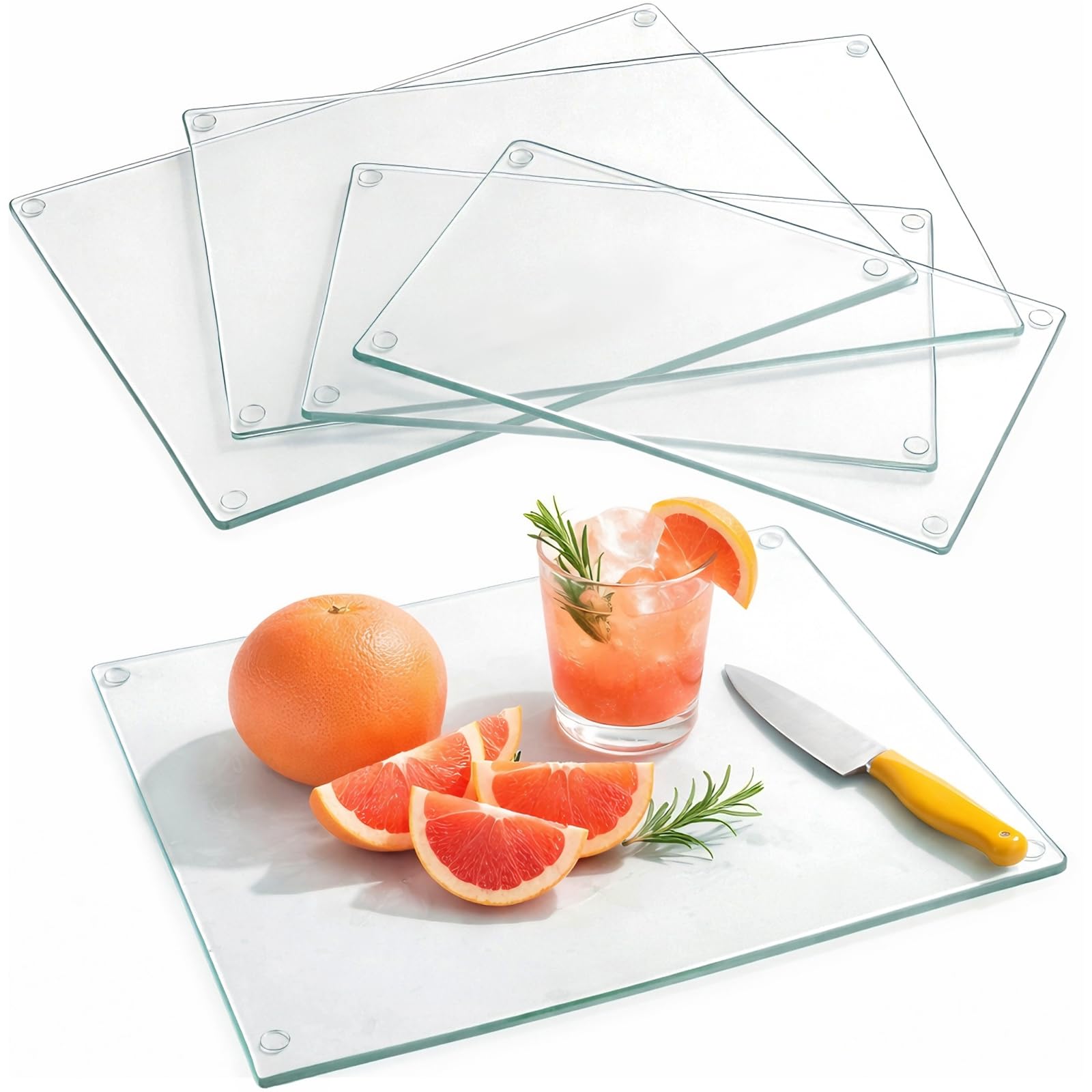 Hacaroa front packaging showing four clear glass boards and benefits
