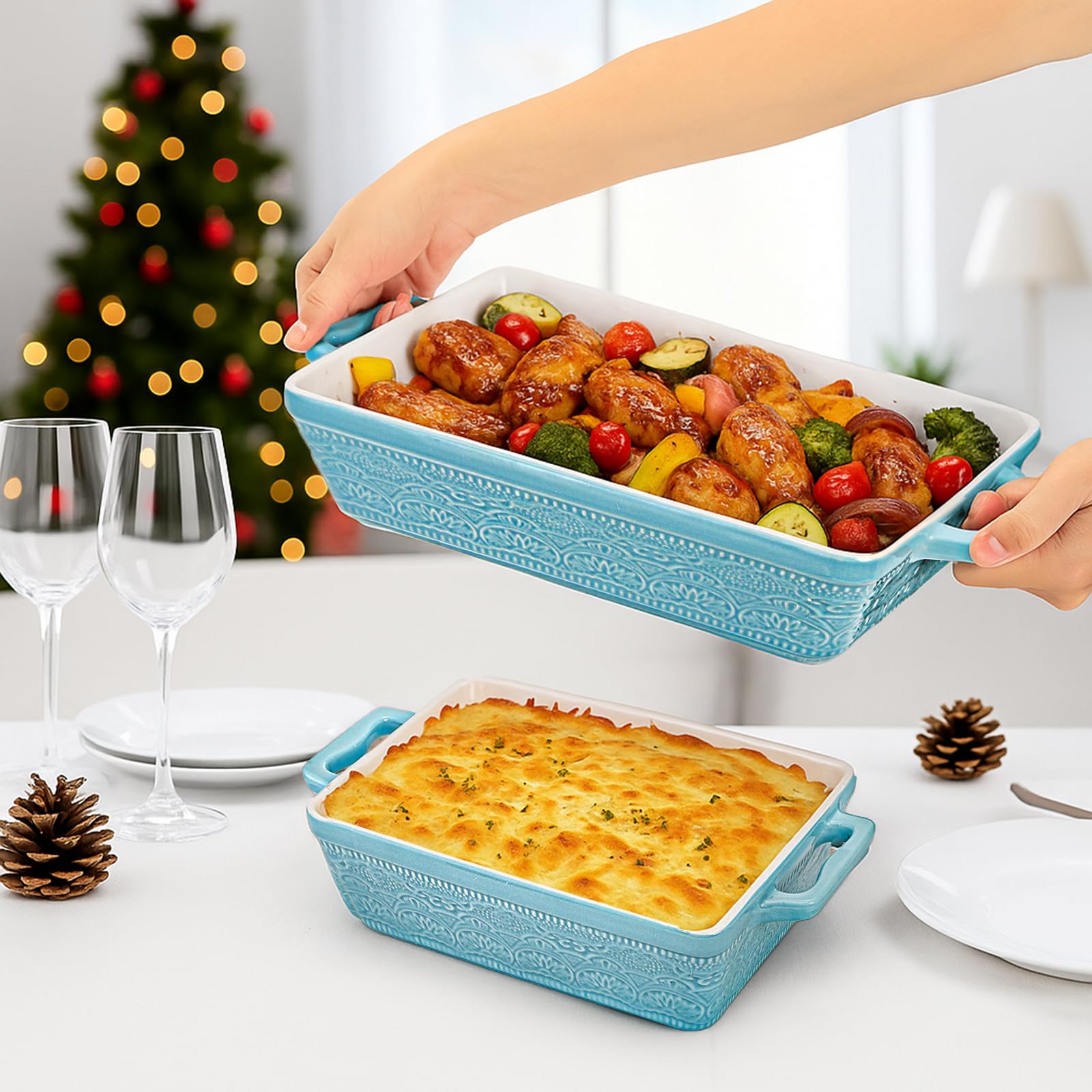 Hacaroa small dish with serving portion illustrating reheating and portion control benefit