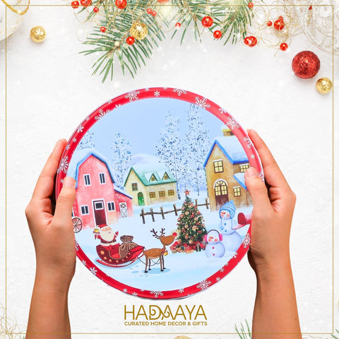 hadaaya small tin holding truffles for neat, attractive gifting