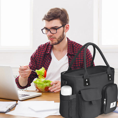 Hafmall shoulder strap and handle detail showing sturdy carry options and comfort