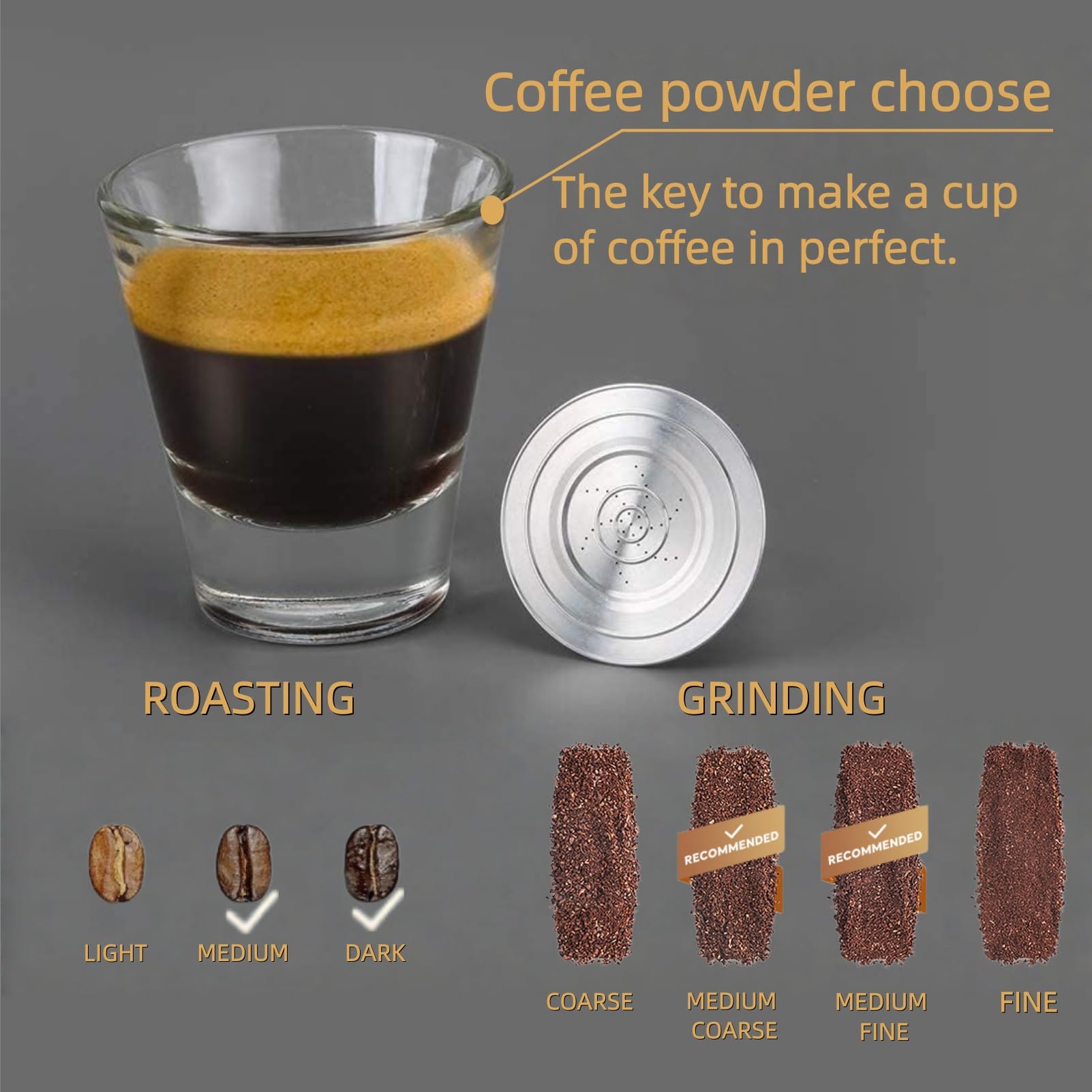 HAILASRE pod inserted in espresso machine demonstrating simple use