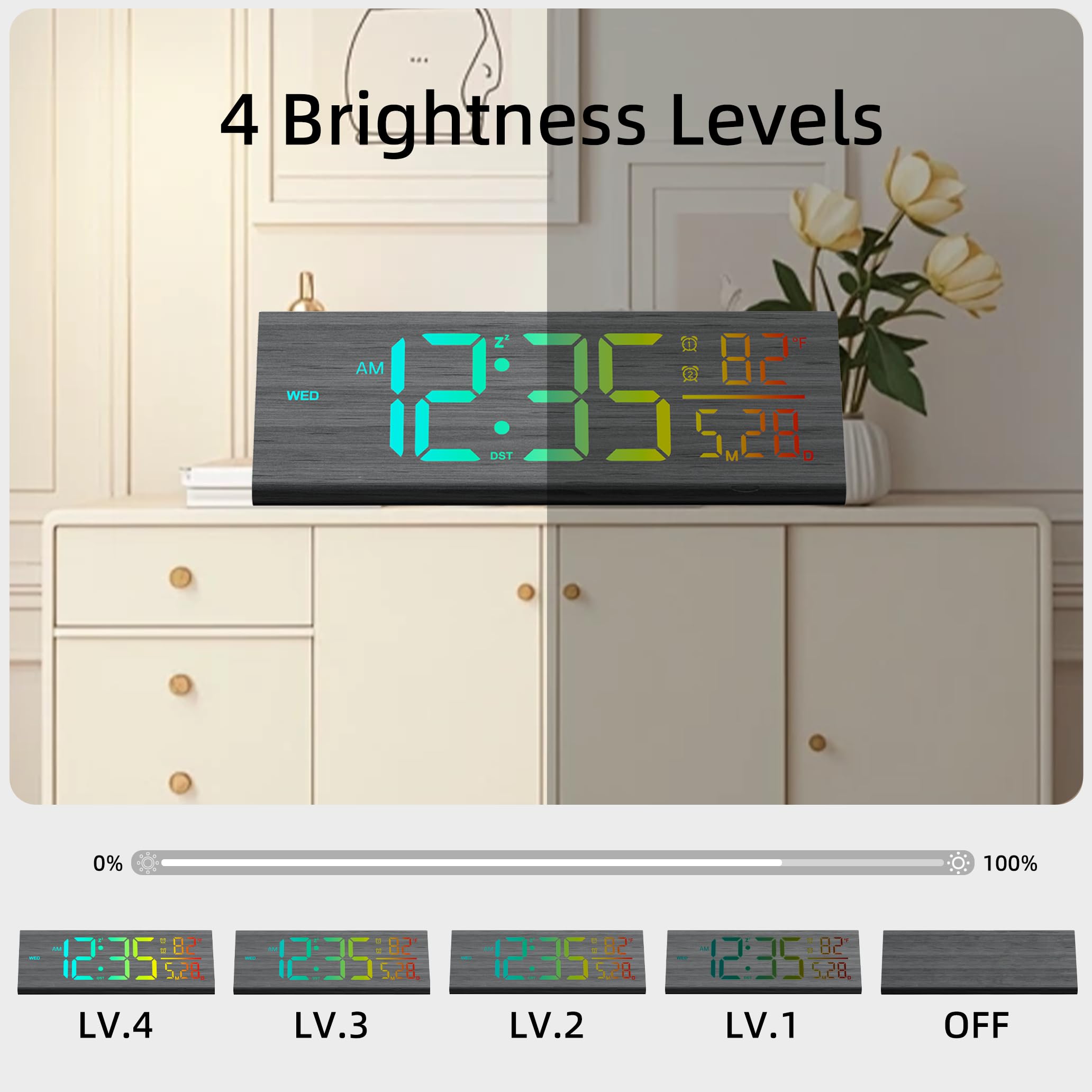 Haimiage alarm buzzer detail showing robust speaker for loud reliable wake-ups