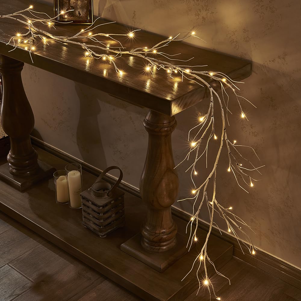 Hairui LED close-up highlighting 48 warm-white bulbs and soft glow