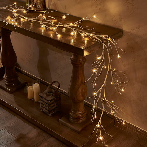 Hairui LED close-up highlighting 48 warm-white bulbs and soft glow