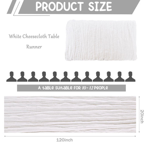HAISIWLKJ close-up of gauze texture highlighting soft weave and natural crinkle for elegant table layering
