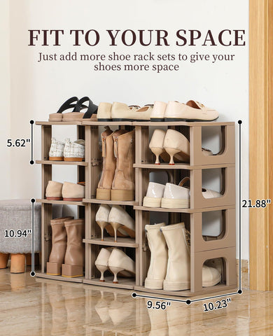 HAIXIN slim rack placed under bed demonstrating compact storage and clutter reduction benefit