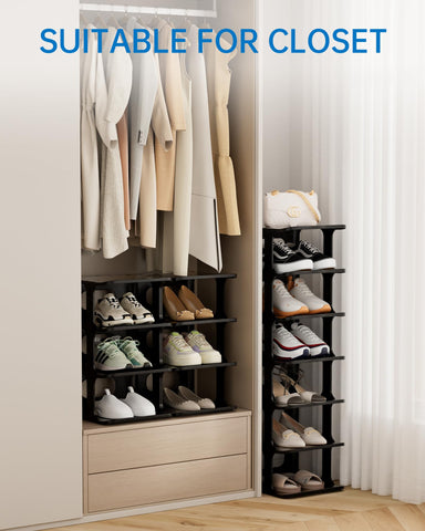 HAIXIN shoe rack in entryway keeping shoes organized and reducing clutter