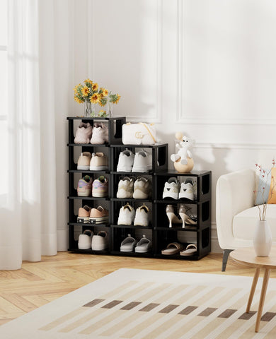 HAIXIN two units joined to show expandable multi-column storage capacity
