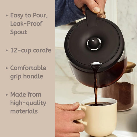 HAKANO carafe installed in Keurig K-Duo showing correct fit and restored function