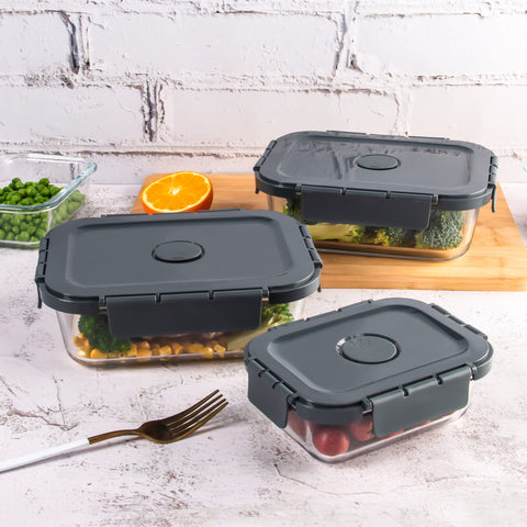 HAKEEMI containers next to utensils showing scale and practical kitchen sizing benefit