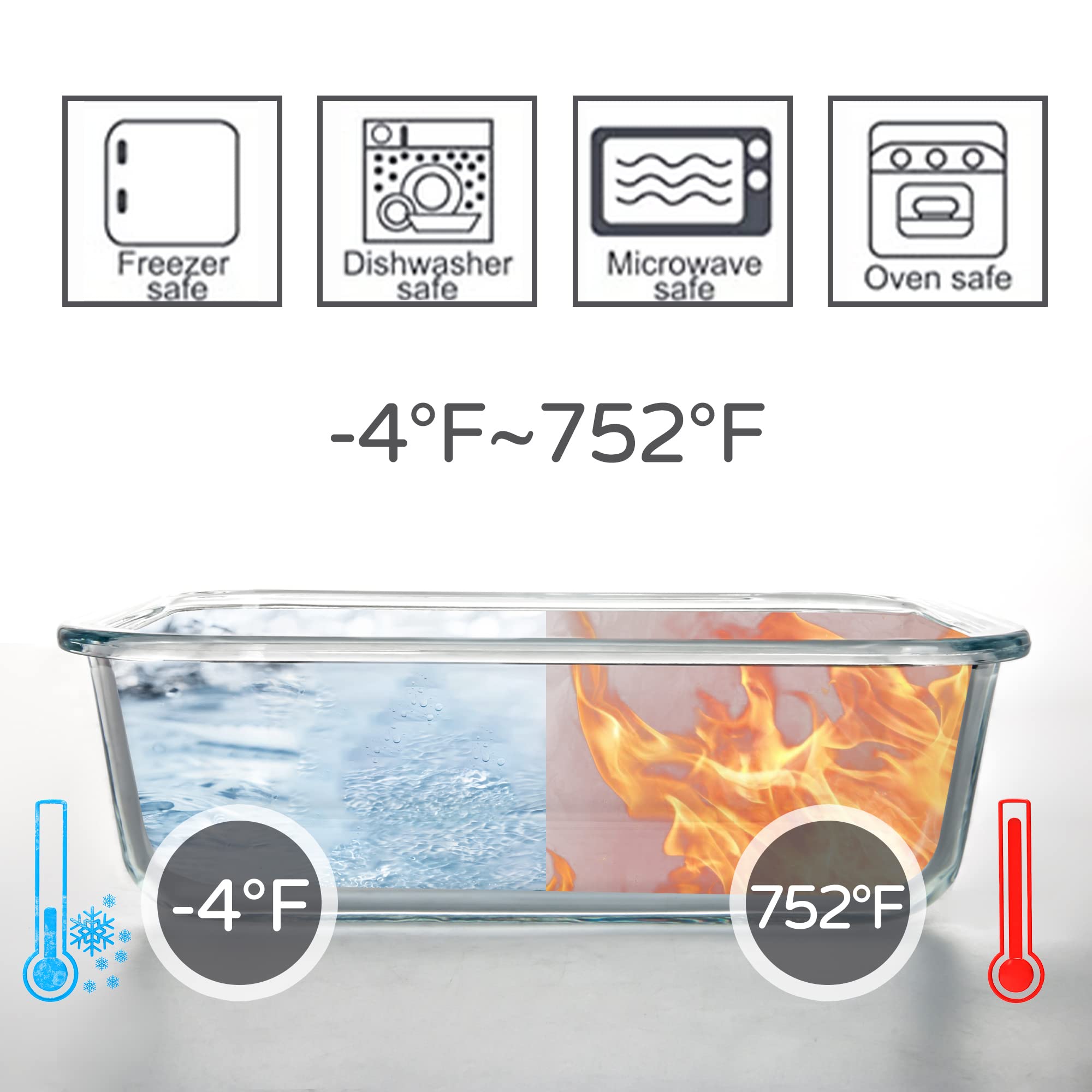 HAKEEMI stacked containers in fridge illustrating space-saving and organization benefit