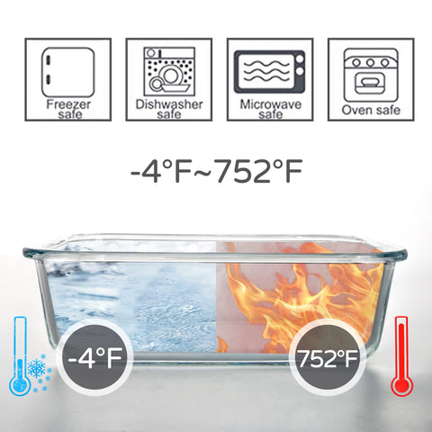 HAKEEMI stackable containers neatly arranged in fridge for organized space-saving