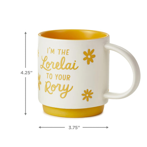 Hallmark Gilmore Girls close-up of oversized handle for comfortable secure grip