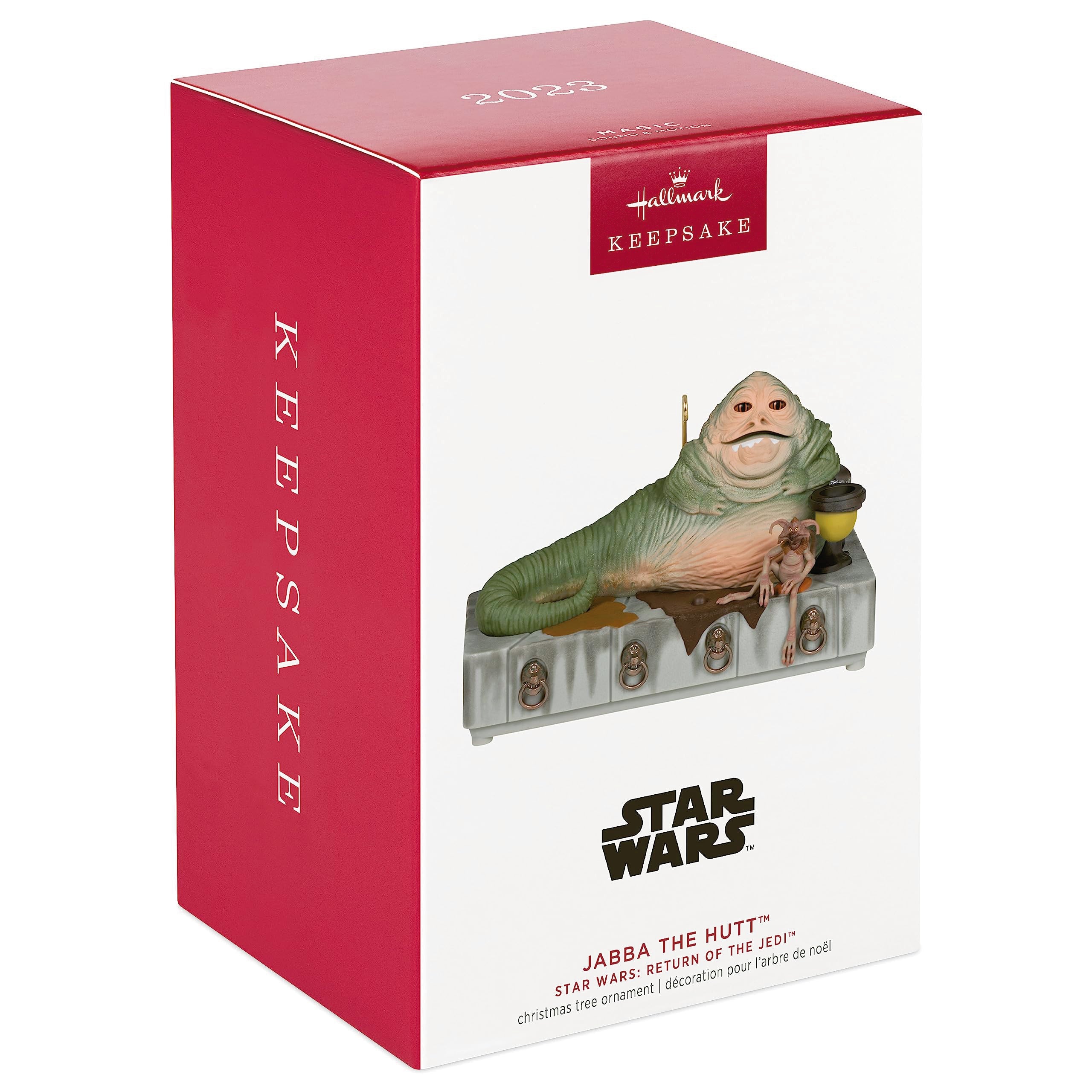 Hallmark Jabba with Salacious B. Crumb detail showing character interaction
